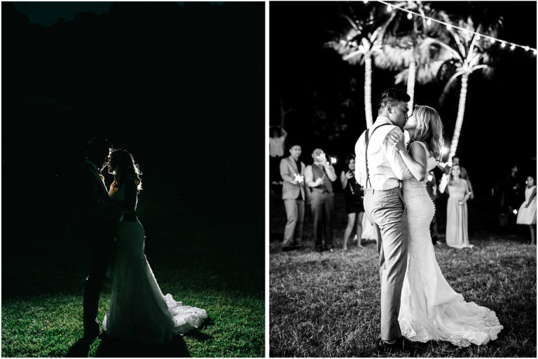 first dance as husband and wife at kualoa ranch
