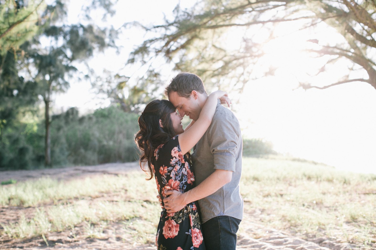 Noelani and Adam | Oahu Engagement Photography » Pinky Photography